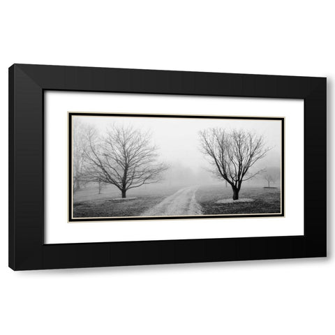 Road to Somewhere Black Modern Wood Framed Art Print with Double Matting by Iacobellis, Michael