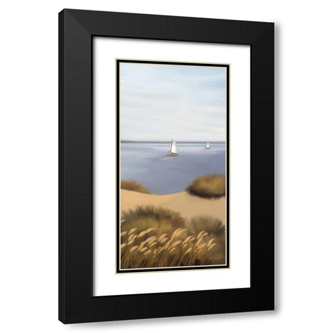 Afternoon Escape Black Modern Wood Framed Art Print with Double Matting by Venter, Tandi