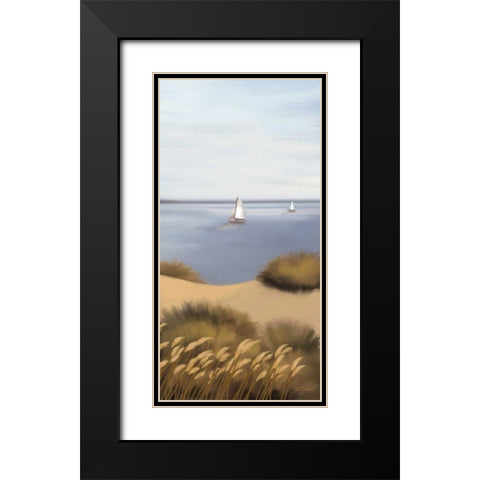 Afternoon Escape Black Modern Wood Framed Art Print with Double Matting by Venter, Tandi