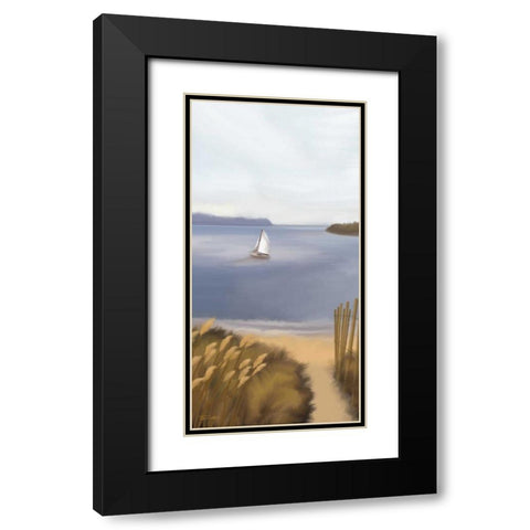 Indian Summer Black Modern Wood Framed Art Print with Double Matting by Venter, Tandi