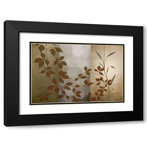 After All Black Modern Wood Framed Art Print with Double Matting by Aparicio, Edward