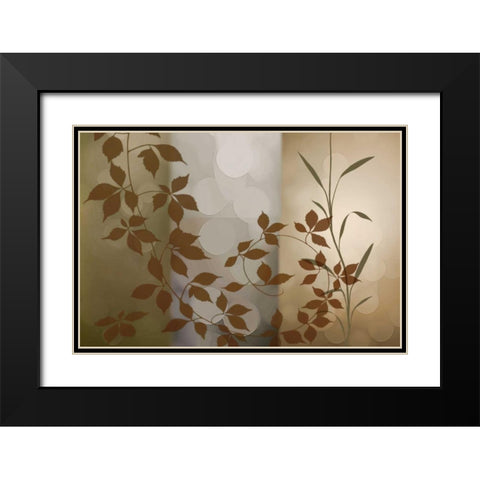 After All Black Modern Wood Framed Art Print with Double Matting by Aparicio, Edward