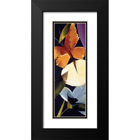 When the Wind Blows II Black Modern Wood Framed Art Print with Double Matting by Abellan, Lola