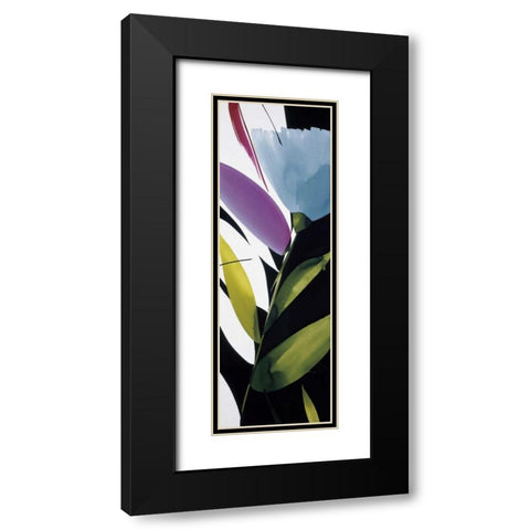 Blue Mystery I Black Modern Wood Framed Art Print with Double Matting by Abellan, Lola