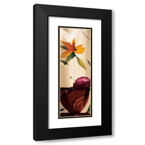 My Favorite Bouquet II Black Modern Wood Framed Art Print with Double Matting by Abellan, Lola