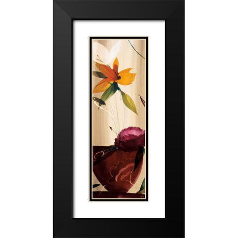 My Favorite Bouquet II Black Modern Wood Framed Art Print with Double Matting by Abellan, Lola