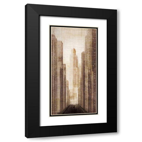 Arrivals Black Modern Wood Framed Art Print with Double Matting by Amori
