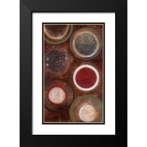Natures Spheres II Black Modern Wood Framed Art Print with Double Matting by Bernsen, Leslie