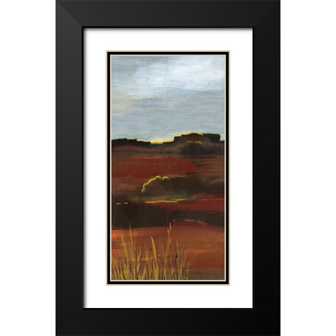 West Range Black Modern Wood Framed Art Print with Double Matting by Bernsen, Leslie
