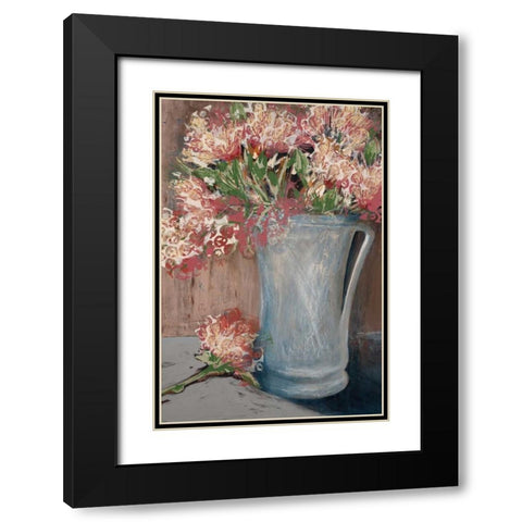 Simple Elegance Black Modern Wood Framed Art Print with Double Matting by Bernsen, Leslie