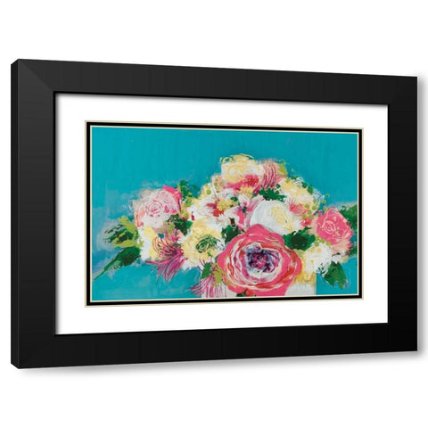 First Blooms Black Modern Wood Framed Art Print with Double Matting by Bernsen, Leslie