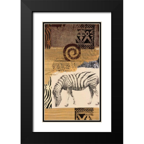 Safari I Black Modern Wood Framed Art Print with Double Matting by Bernsen/Tunick