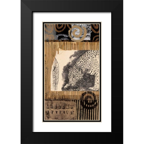 Safari II Black Modern Wood Framed Art Print with Double Matting by Bernsen/Tunick