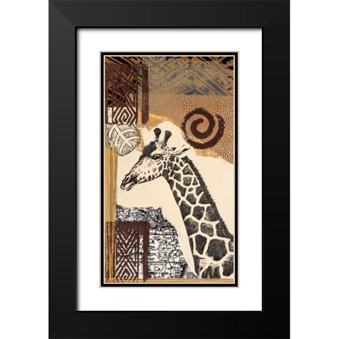 Safari III Black Modern Wood Framed Art Print with Double Matting by Bernsen/Tunick