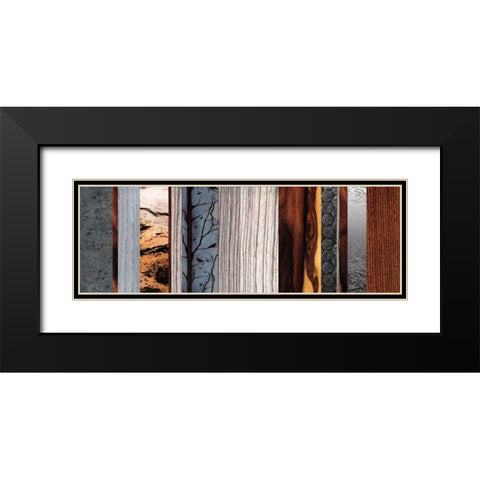 Evolutions I Black Modern Wood Framed Art Print with Double Matting by Blake, W.