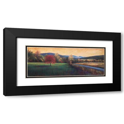 Near Salem Black Modern Wood Framed Art Print with Double Matting by Crowder, Beth