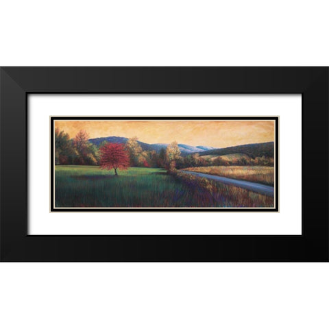 Near Salem Black Modern Wood Framed Art Print with Double Matting by Crowder, Beth