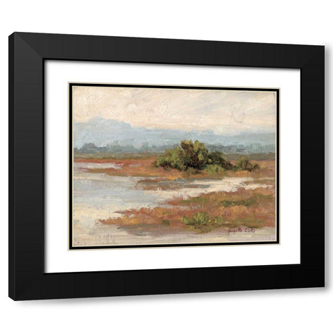 Jewels of the Wetlands Series One Black Modern Wood Framed Art Print with Double Matting by Curt, Brigitte