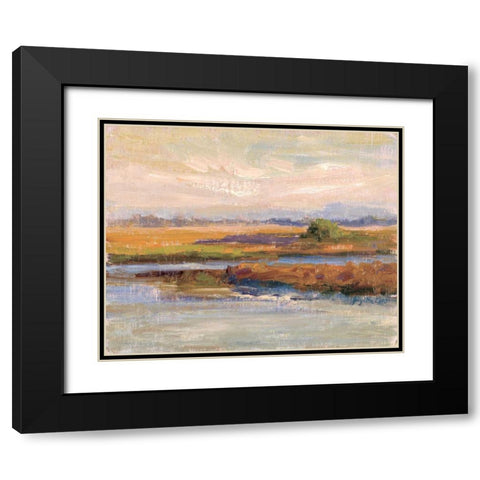 Jewels of the Wetlands Series One Black Modern Wood Framed Art Print with Double Matting by Curt, Brigitte