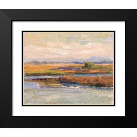 Jewels of the Wetlands Series One Black Modern Wood Framed Art Print with Double Matting by Curt, Brigitte