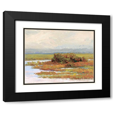 Jewels of the Wetlands Series One Black Modern Wood Framed Art Print with Double Matting by Curt, Brigitte