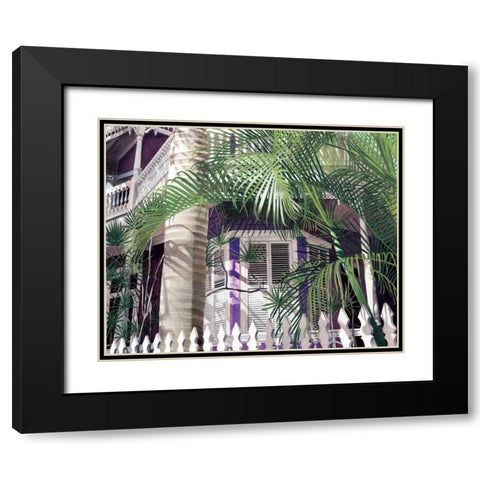 Daydream Black Modern Wood Framed Art Print with Double Matting by Canning, John