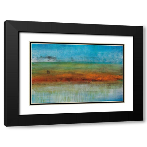 Brisbane Black Modern Wood Framed Art Print with Double Matting by Foreman, Brent