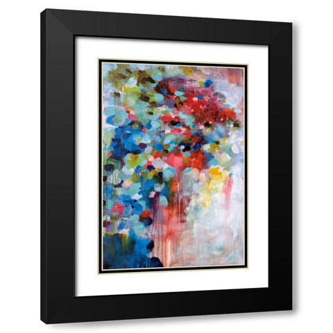 Summer Symphony Black Modern Wood Framed Art Print with Double Matting by Foreman, Brent