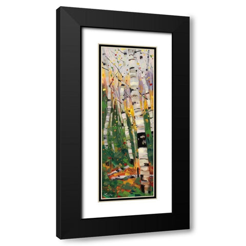 Tango Black Modern Wood Framed Art Print with Double Matting by Forsythe, Graham