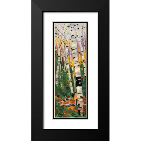 Tango Black Modern Wood Framed Art Print with Double Matting by Forsythe, Graham