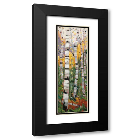 Swing Dance Black Modern Wood Framed Art Print with Double Matting by Forsythe, Graham