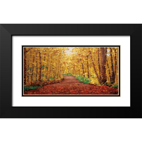 Autumn Dream Black Modern Wood Framed Art Print with Double Matting by Forsythe, Graham