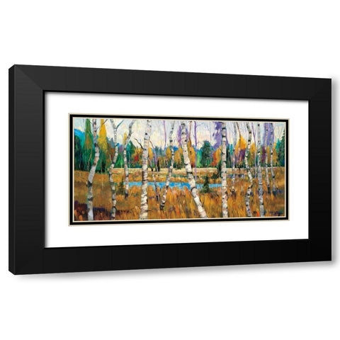 October Parade Black Modern Wood Framed Art Print with Double Matting by Forsythe, Graham