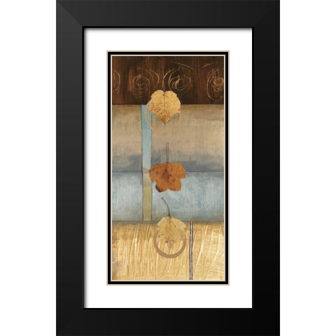 Free Fall I Black Modern Wood Framed Art Print with Double Matting by Fields, Laurie