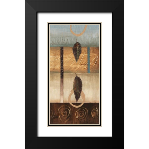 Free Fall II Black Modern Wood Framed Art Print with Double Matting by Fields, Laurie