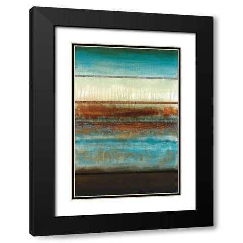 Emergence Black Modern Wood Framed Art Print with Double Matting by Fields, Laurie