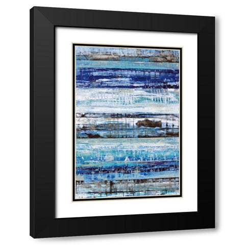 Cloud Rush Black Modern Wood Framed Art Print with Double Matting by Gutierrez, Hilario