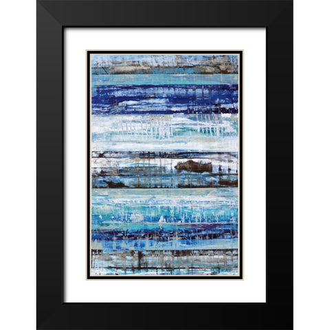 Cloud Rush Black Modern Wood Framed Art Print with Double Matting by Gutierrez, Hilario