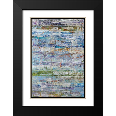 Windsound Black Modern Wood Framed Art Print with Double Matting by Gutierrez, Hilario