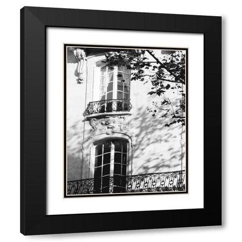 Autumn Shadows I Black Modern Wood Framed Art Print with Double Matting by Gomis, J.