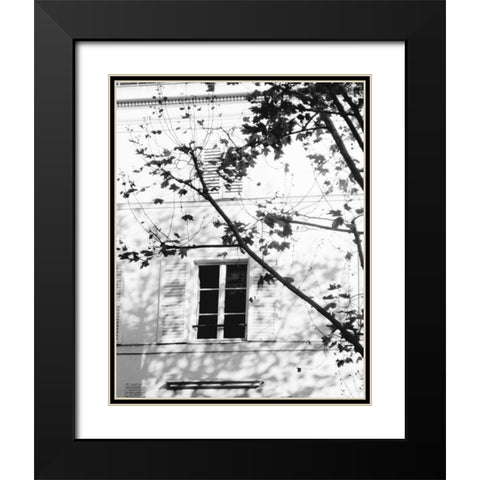 Autumn Shadows II Black Modern Wood Framed Art Print with Double Matting by Gomis, J.