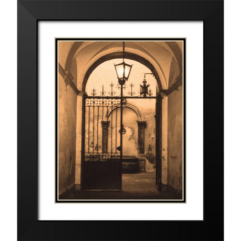Bella Siena Black Modern Wood Framed Art Print with Double Matting by Gilboa, Marina Drasnin