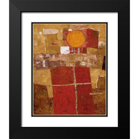 Awakening Black Modern Wood Framed Art Print with Double Matting by Gojanovic, Zivana