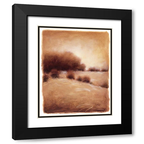 Hill Side IV Black Modern Wood Framed Art Print with Double Matting by Hess, Gretchen