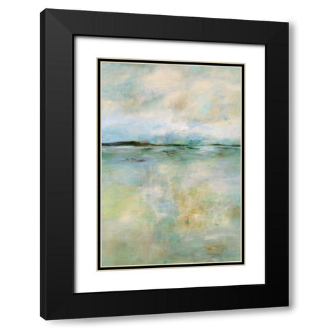 Thoughtful Black Modern Wood Framed Art Print with Double Matting by Hickman, G.A.