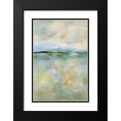 Thoughtful Black Modern Wood Framed Art Print with Double Matting by Hickman, G.A.
