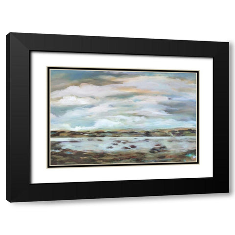 Light Touch Black Modern Wood Framed Art Print with Double Matting by Hickman, G.A.