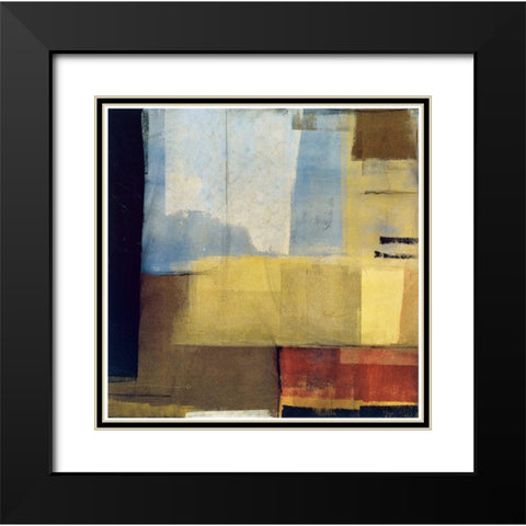 Juice Black Modern Wood Framed Art Print with Double Matting by Hall, Jay
