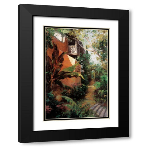 Camino Hermoso I Black Modern Wood Framed Art Print with Double Matting by Hali