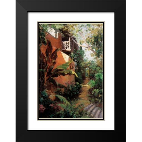Camino Hermoso I Black Modern Wood Framed Art Print with Double Matting by Hali